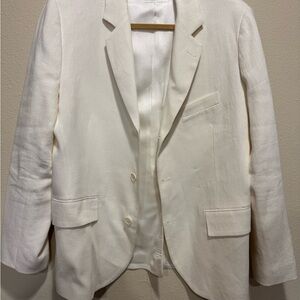 Classic White Women's Blazer